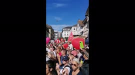 Switzerland: Protest Against COVID-19 Measures Takes Place In Winterthur