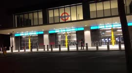 London’s new Nine Elms Underground Station - part of the Northern Line Extension