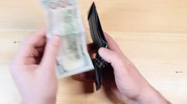YouTuber shows how to make a stylish wallet from PAPER