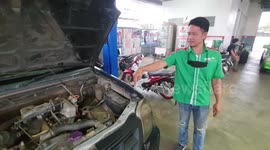 Cobra found hiding in pickup truck car engine in Thailand
