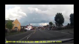 Man stops traffic to say hello- Gets angry