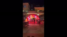 People celebrate Mid-Autumn festival in Hong Kong