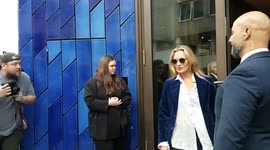Mabel, Kate Moss and Boy George arrive for Richard Quinn show on final day of London Fashion Week