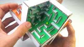 YouTuber shows how to make awesome 3D labyrinth game from cardboard