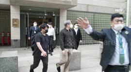 Global superstars BTS leave Korean consulate at UN after meeting with South Korean president