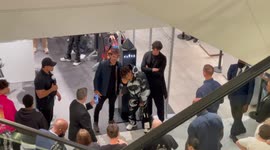 Jaden Smith promotes new clothing brand at Selfridges in London