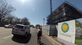 Bike ride in the streets of Washington DC, United States