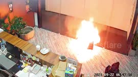 Huge ball of fire bursts out of battery storage case in eastern China