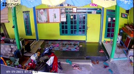 Theft of Mobile Phones Recorded by CCTV Cameras Pamulang, South Tangerang, Indonesia