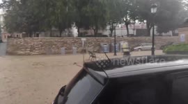 Spain: Severe Flooding Hits Lucena, Córdoba