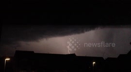 Lightning hits Northampton