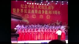 Stage collapses during student choir performance in China