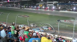 Dramatic crash at NASCAR race in Daytona, FL, US
