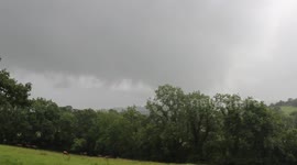 Supercell/Mesocyclone/Tornado Formation, Enniskillen, N. Ireland - July 6th 2015