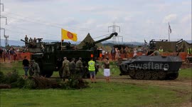 World War Two German Sd.Kfz Half Track Being Towed