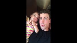 Georgia sings with Daddy!