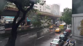 Typhoon Chan-Hom Hits Taipei, Taiwan