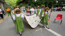 Ancient Rushbearing ceremony in Grasmere