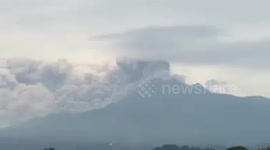 Powerful eruption of Mexico's Colima volcano