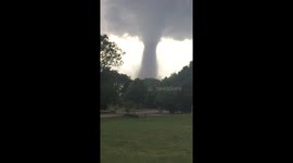 Dramatic tornado over Kansas