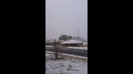 Snow in Orange NSW 16th July 2015