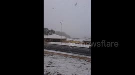 Snow covers New South Wales, Australia
