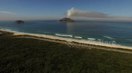 Wild Fire Palmas Island, Rio de janeiro.