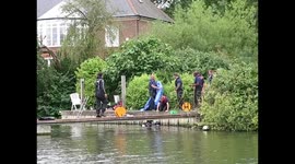 Search divers surface after search for missing swimmer