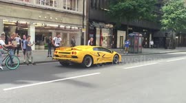 'Supercar season' in central London