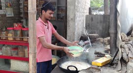 The unique way for Cook with fire by Indian boy