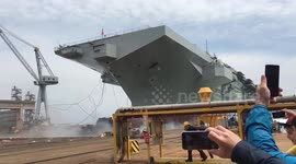 Ship launch of the