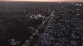 Contemplando el atardecer en Buenos Aires, capital de Argentina