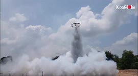 Thai rocket festival sees DIY projectiles soar into the air