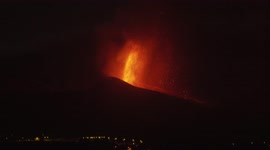 Volcano Cumbre Vieja, La Palma - Night