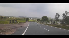 The Car man fast drive in Jharkhand, India