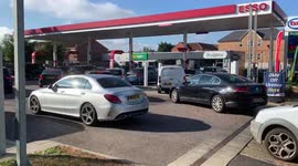 Panic Buying of fuel Harold Hill Romford