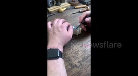 Hand carved Astroboy sculpture