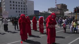 Youth Led A Climate Strike Protest At Parliament Of South Africa in Cape Town