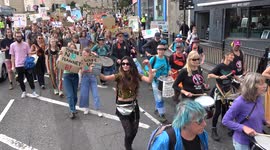 Hundreds attend climate strike protest in Bristol for the first time since 2020