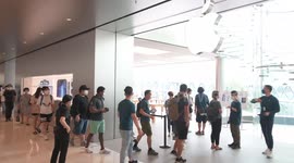 Apple iPhone 13 launch day in Hong Kong