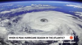 When is the peak of hurricane season in the Atlantic?