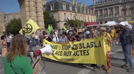 Global Climat Strike in Bordeaux, France on september 24th 2021