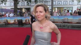 Red carpet interview with Sally Phillips from the world premiere of