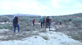Palestinian protesters clash with Israeli security forces
