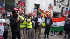 Indian Workers' Association GB protest against Modi regime three black laws passed against minority farmer