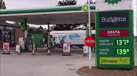 No fuel at BP Petrol Station in Queenborough, Kent, UK