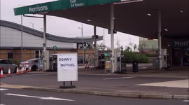 No fuel at 2 of 3 of Isle of Sheppey's only petrol stations in Kent, UK
