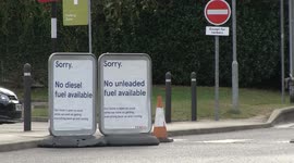Long queues continue at some UK fuel stations, with some completely out of fuel