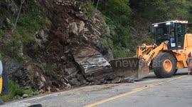 Rock slide / Land Slide Route 42, Rupert, Pennsylvania #6
