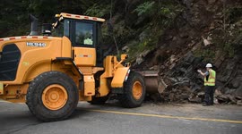 Rock slide / Land Slide Route 42, Rupert, Pennsylvania #9